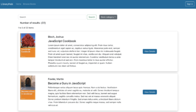 LibraryHub – Full-Stack Library Management System